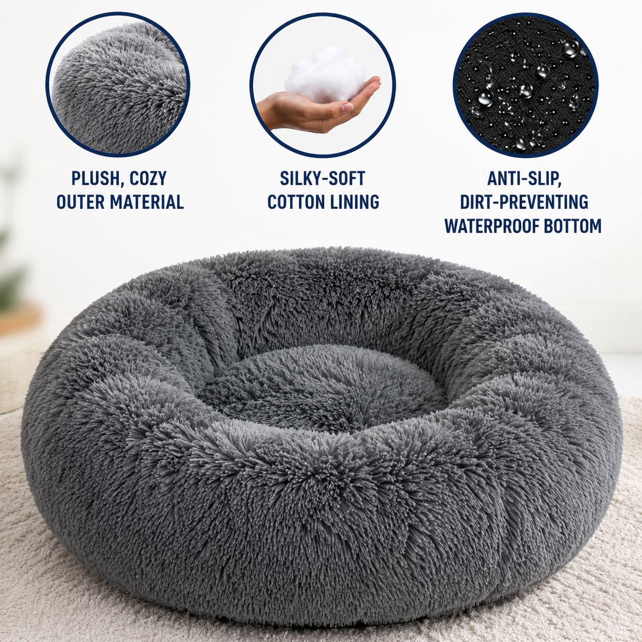 Cloud K9 — Ultra-Soft Anti-Anxiety Dog Bed