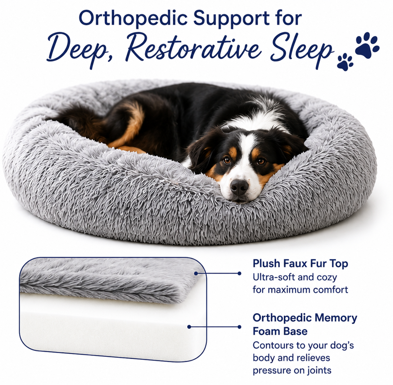 Cloud K9 — Ultra-Soft Anti-Anxiety Dog Bed