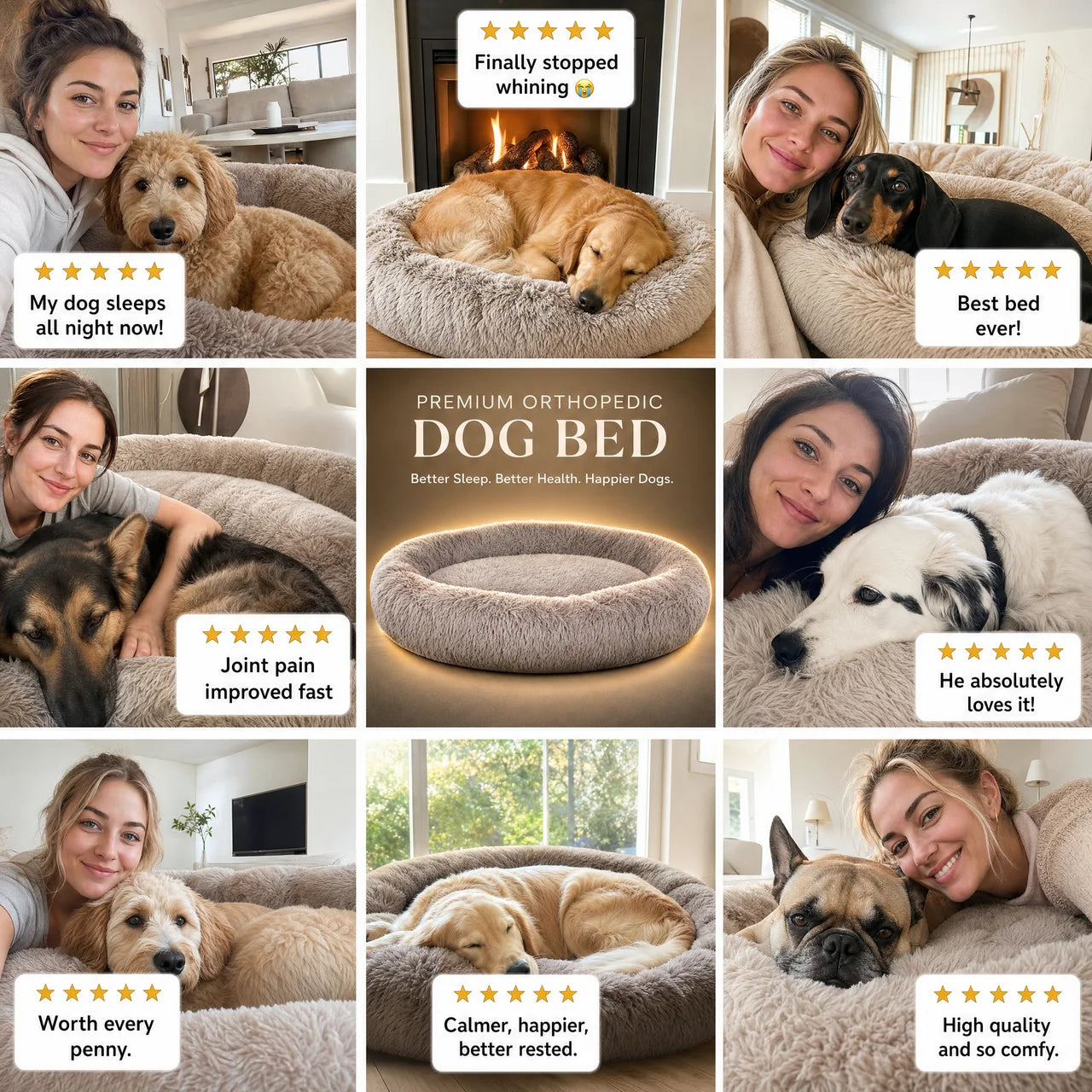 Cloud K9 — Ultra-Soft Anti-Anxiety Dog Bed